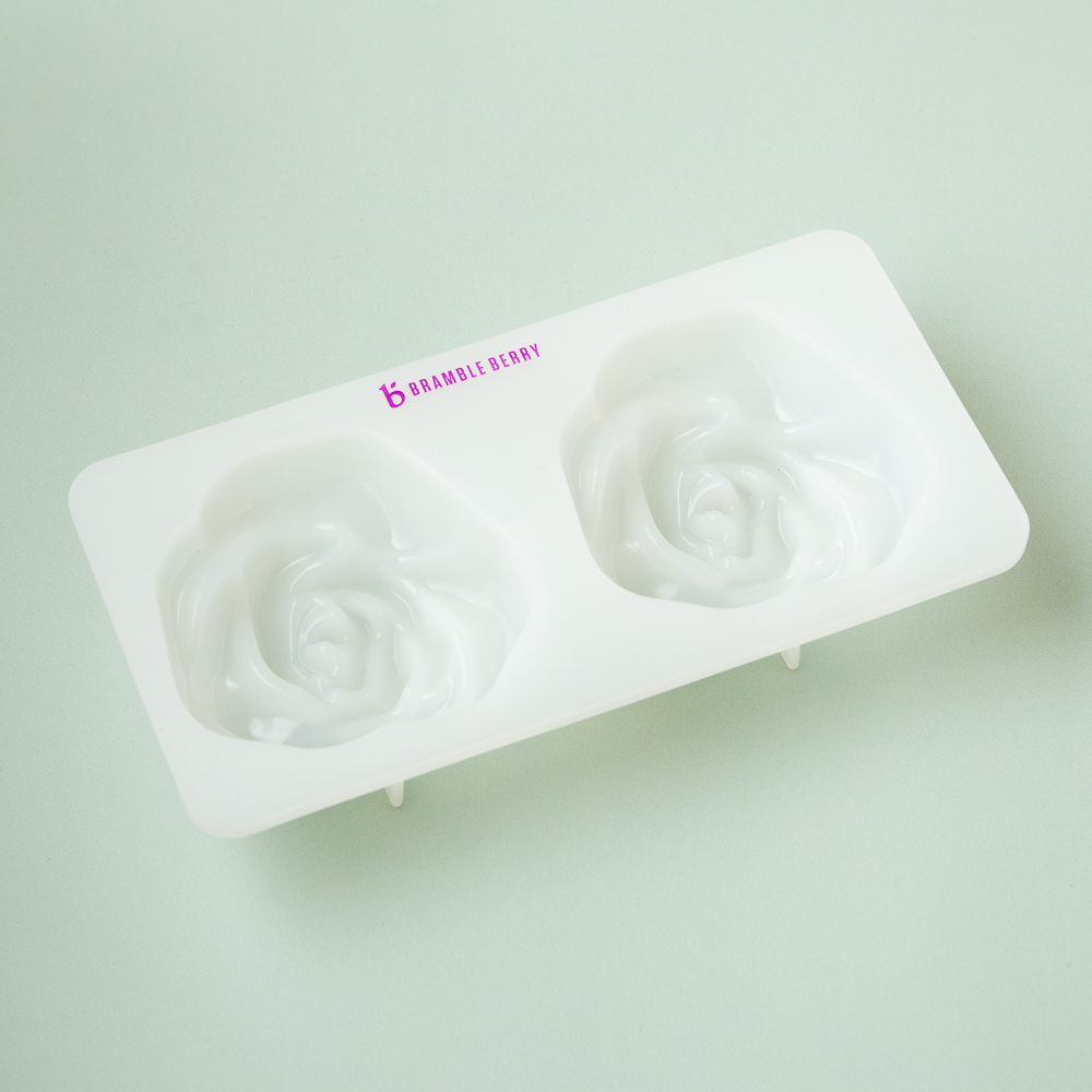 2 Cavity Silicone Rose Mold image number null